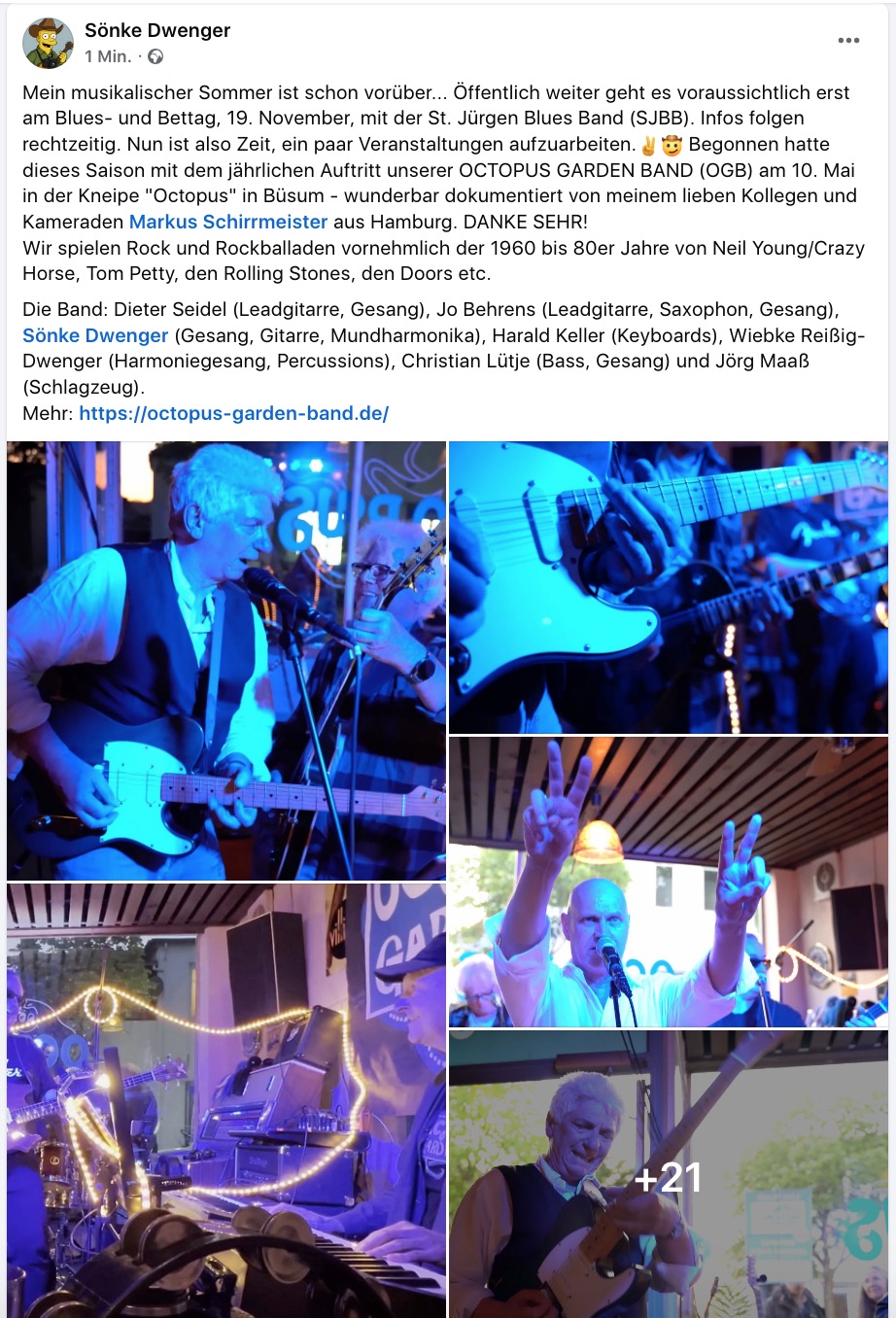 Facebook-Eintrag