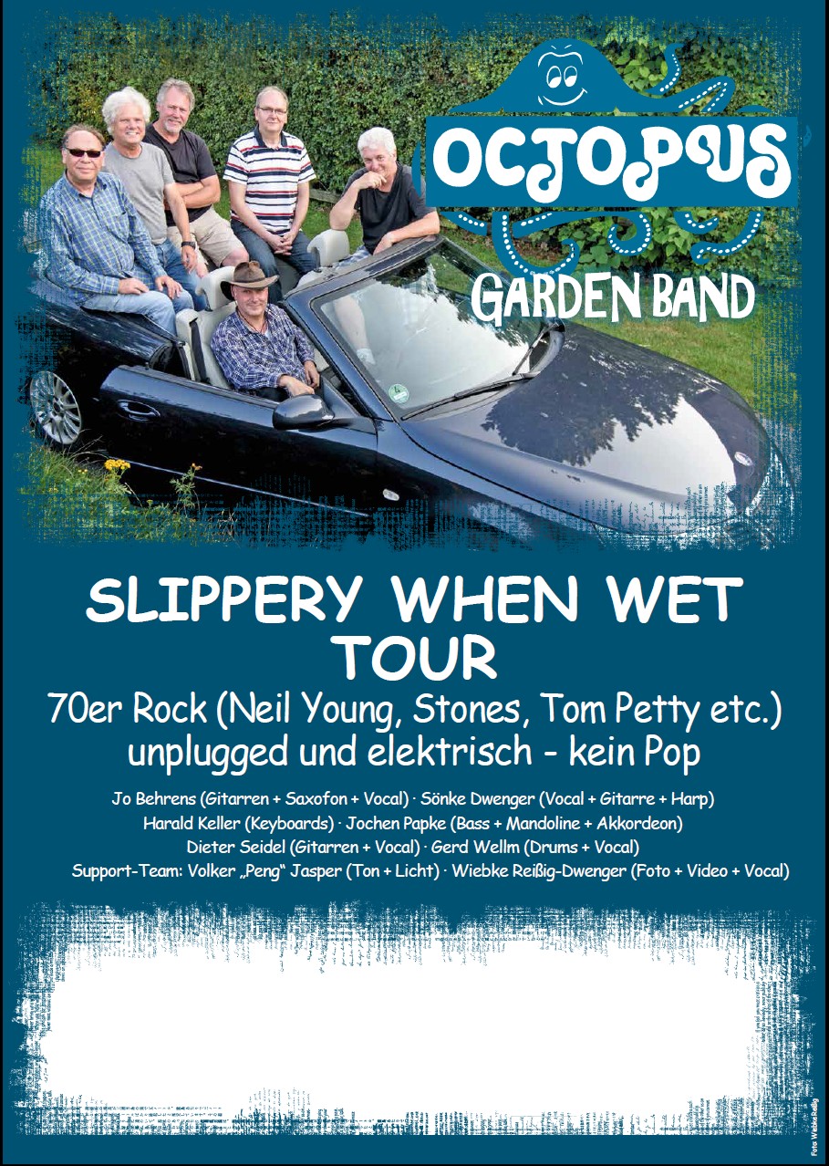 Plakat 2016 Slippery When Wet Tour